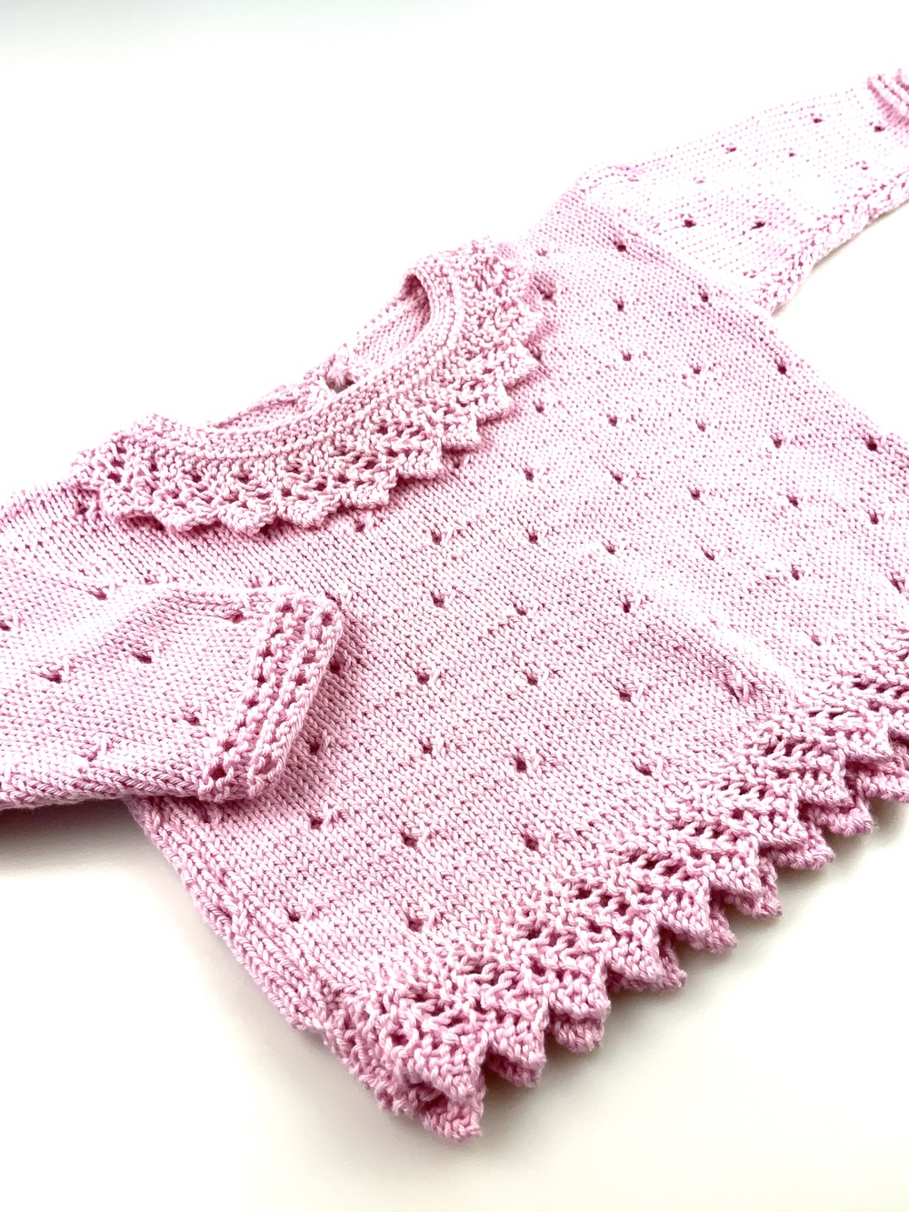 Børn 0 3 Bluse Lyserød Blonde