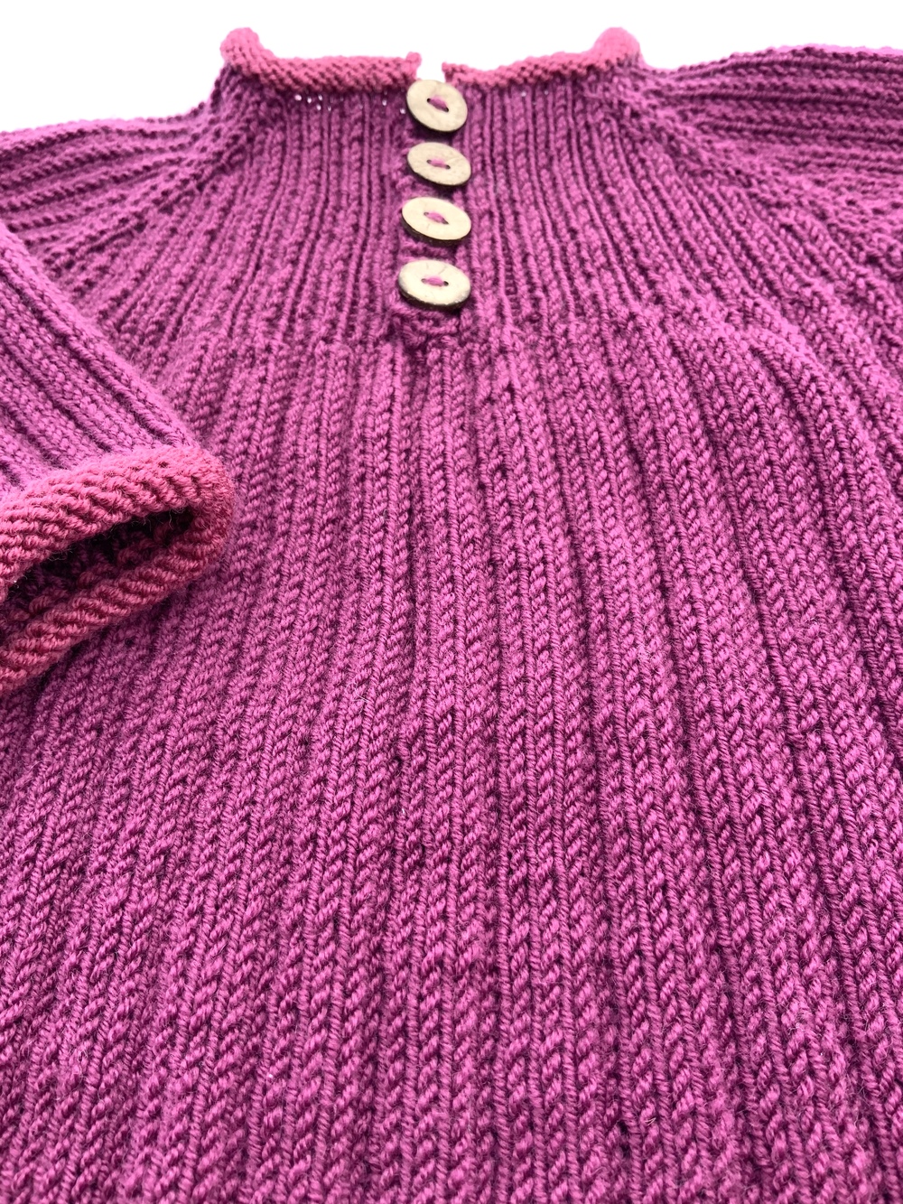 Børn 0 3 Kjole Håndstrikket Cyklame Pink 2 Børn 0 3 Kjole Håndstrikket Cyklame Pink 2