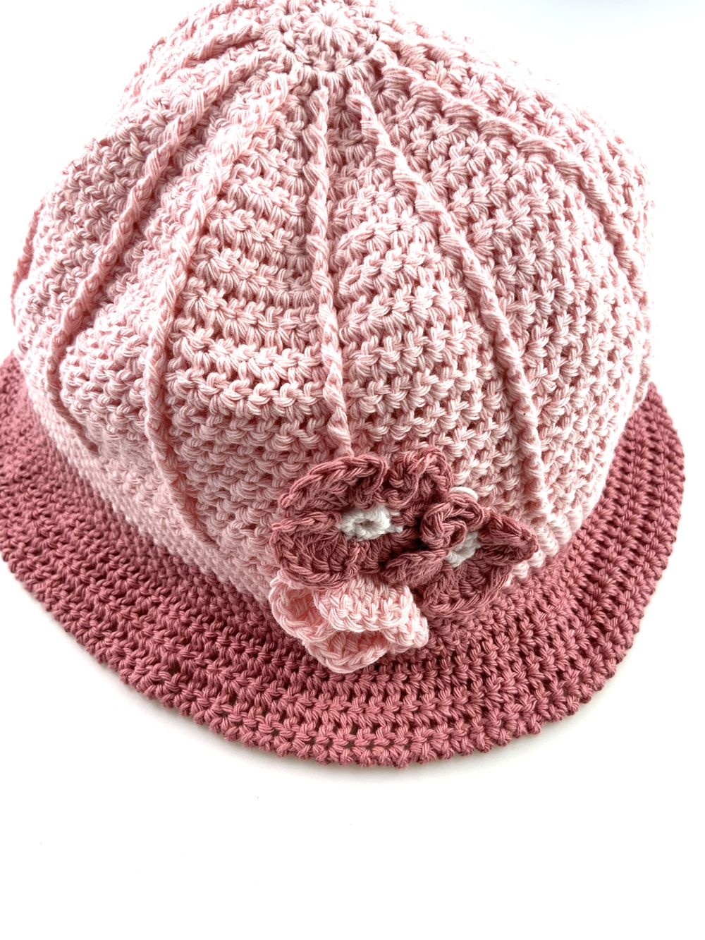 Børn 0 3 Solhatte Rosa Blomster 2