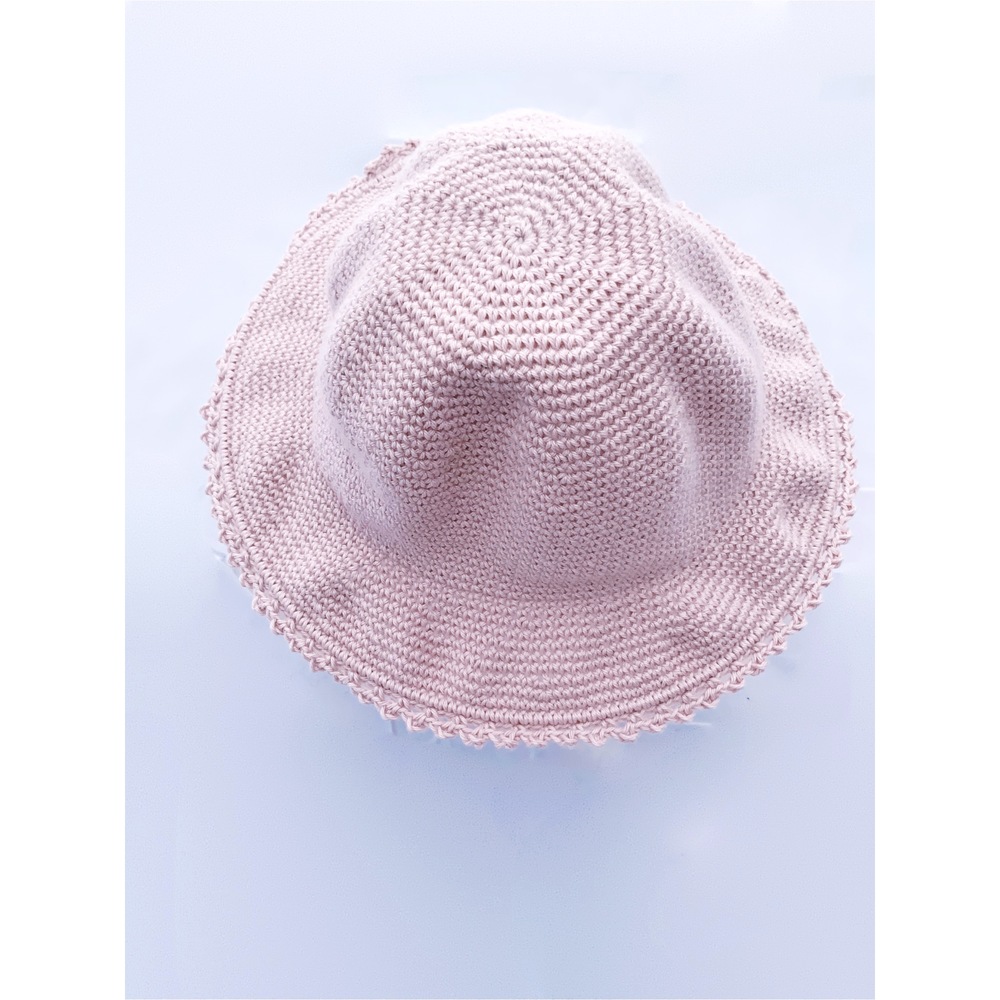 Børn 0 3 Sommer Hat Hæklet Lys Rosa