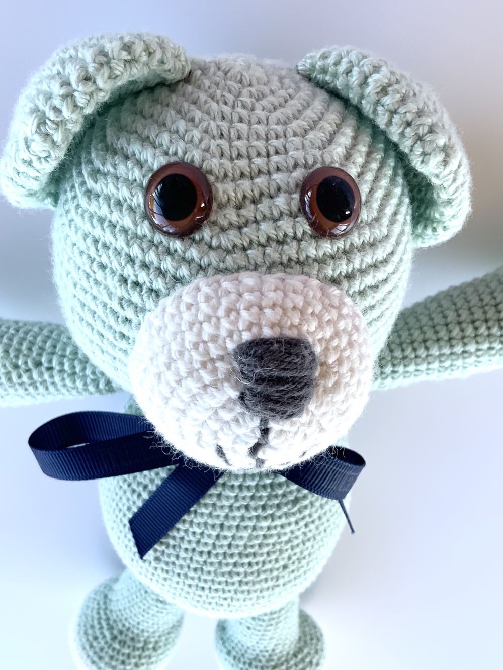 Legetøj Baby Bamse Hæklet Tyrkis 2