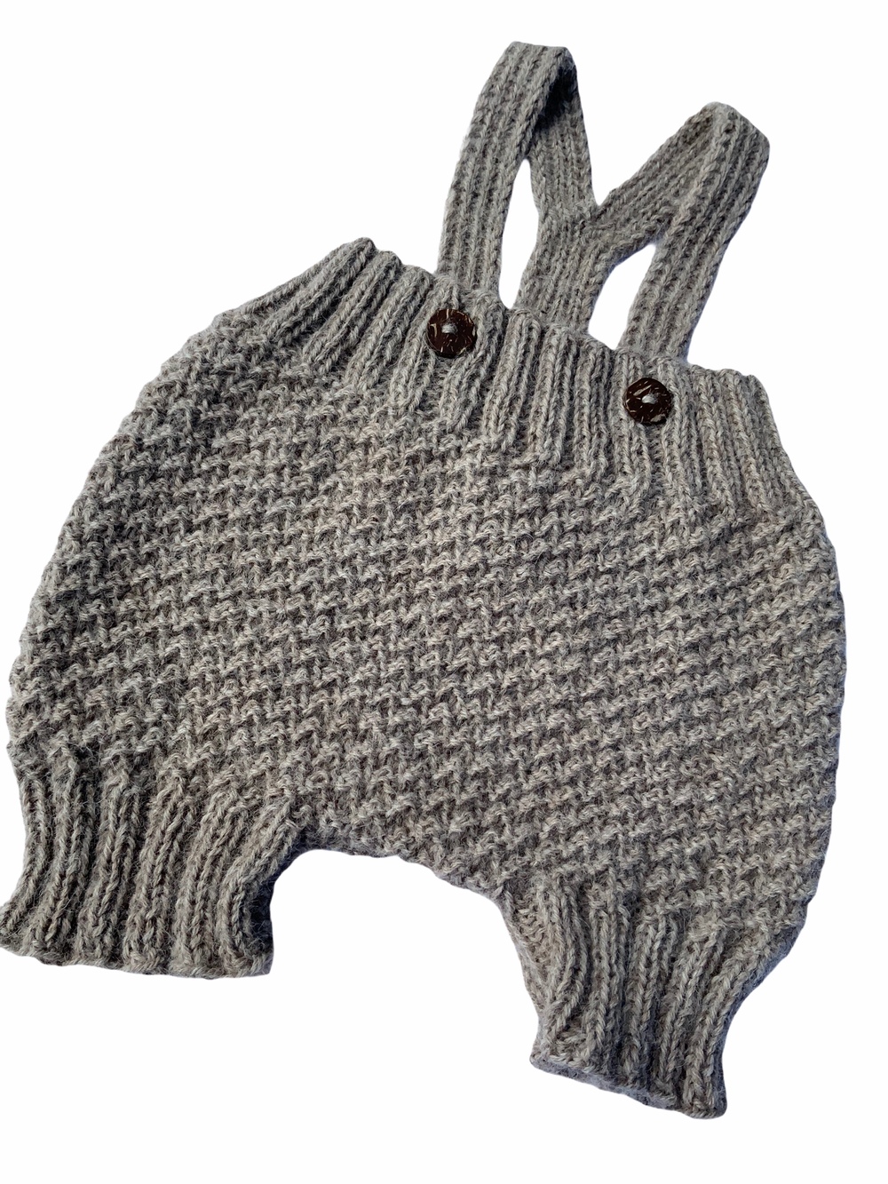 Baby Bloomers Selebukser Sandfarvet Håndstrikket Alpaca Uld 3 Baby Bloomers Selebukser Sandfarvet Håndstrikket Alpaca Uld 3