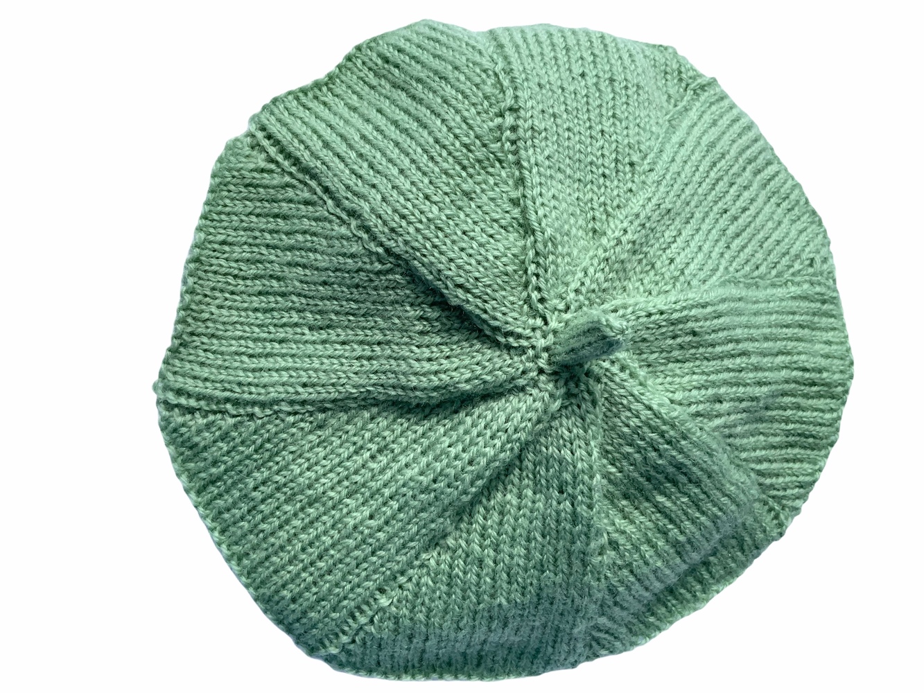 Baskerhue Børn 3 10 Blødt Merinould Pastel Grøn Håndstrikket 4 Baskerhue Børn 3 10 Blødt Merinould Pastel Grøn Håndstrikket 4