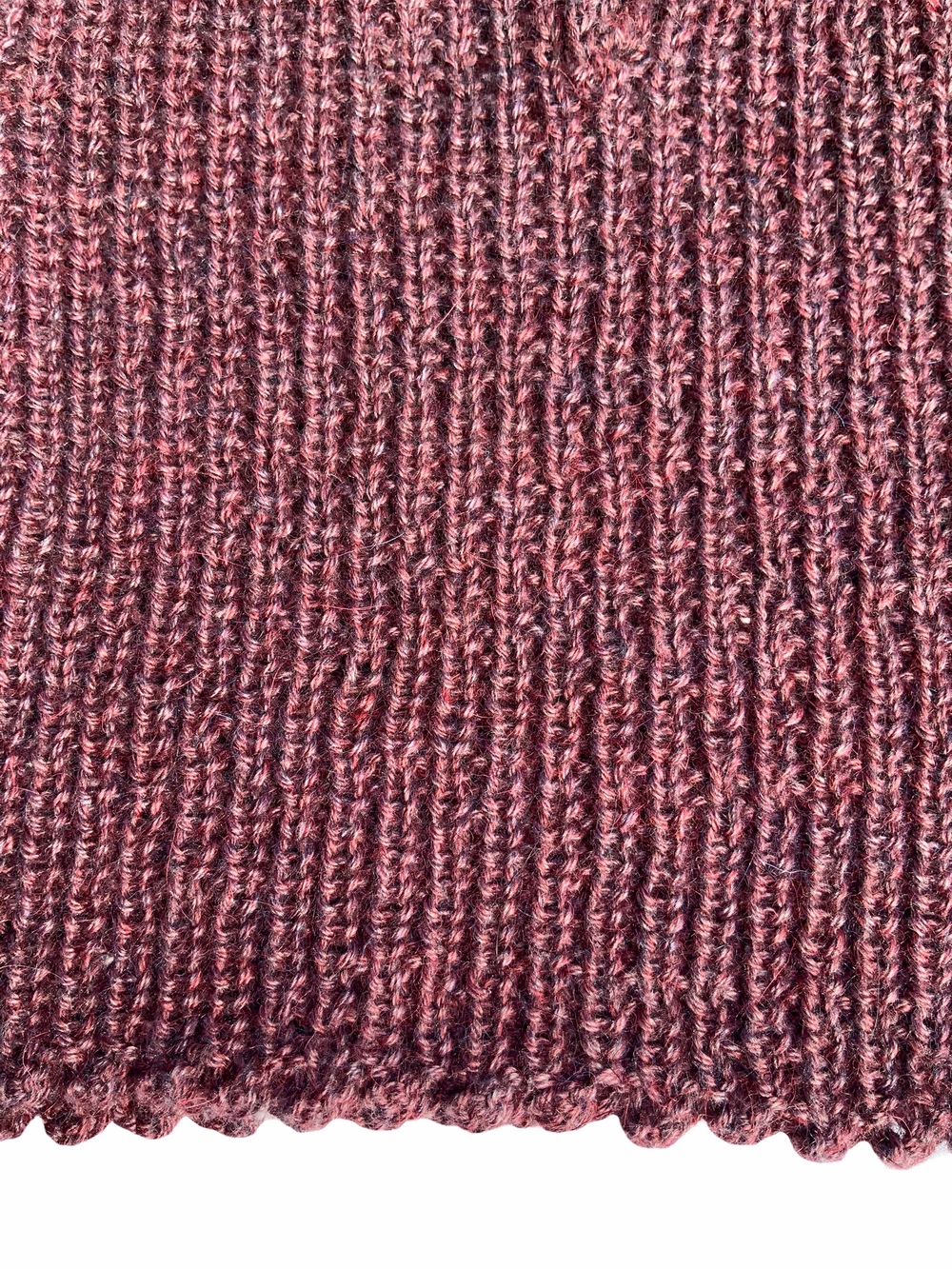 Børn 0 3 Baby Vest Håndstrikket Silke Alpaca Bordeaux 2