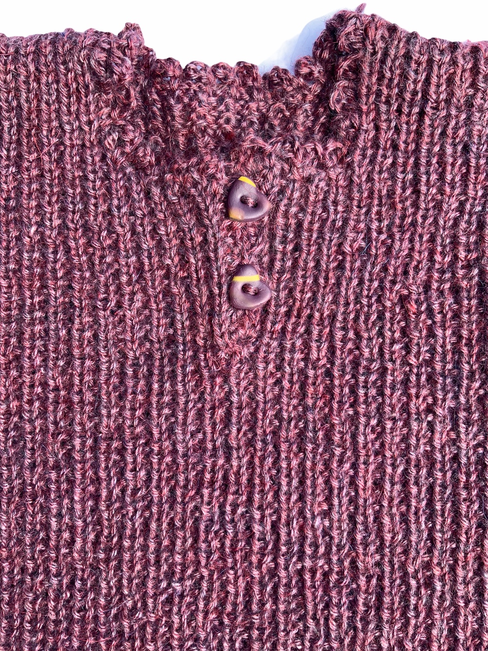 Børn 0 3 Baby Vest Håndstrikket Silke Alpaca Bordeaux