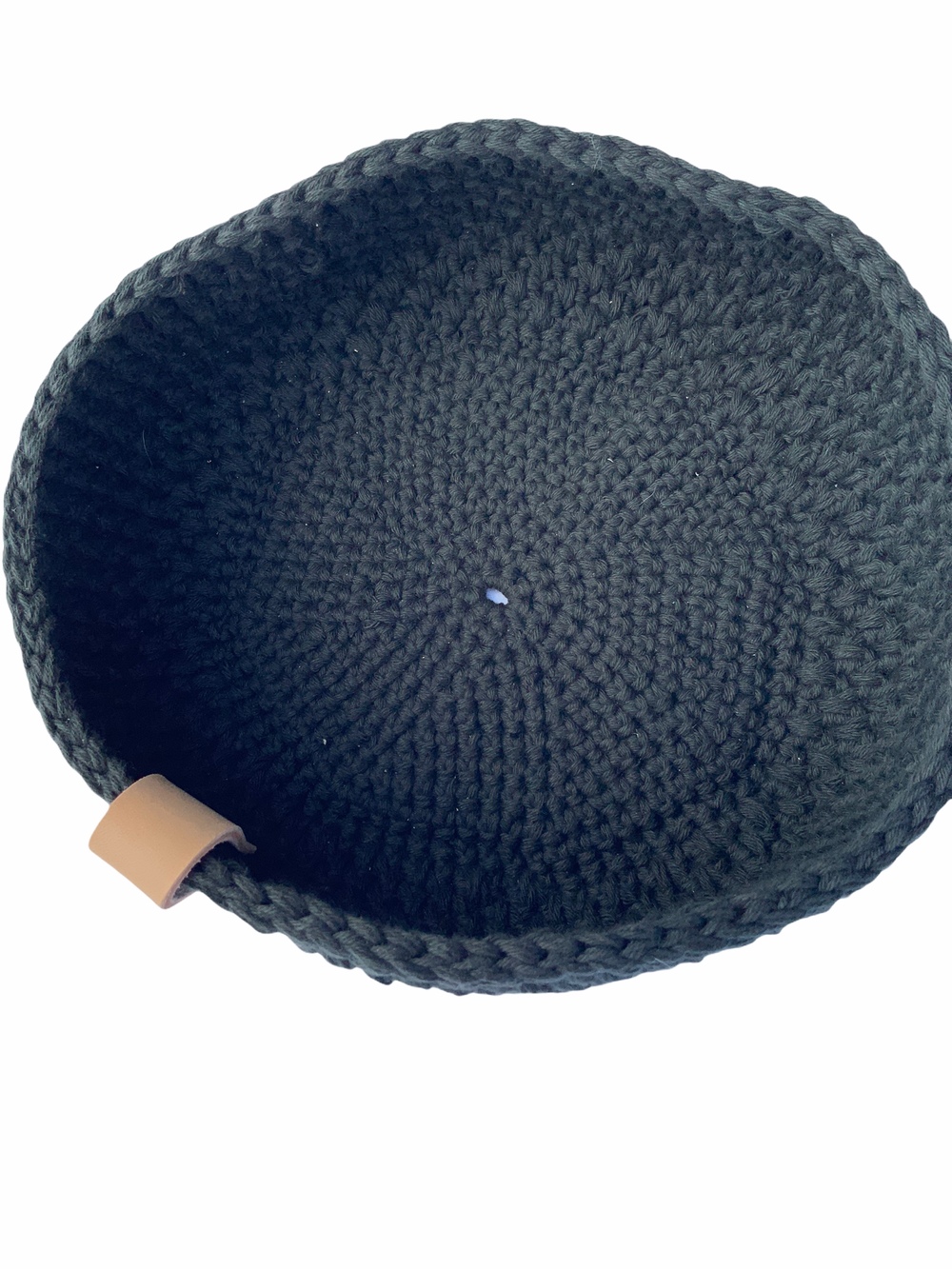 Bolig Brødkurv Hæklet Sort