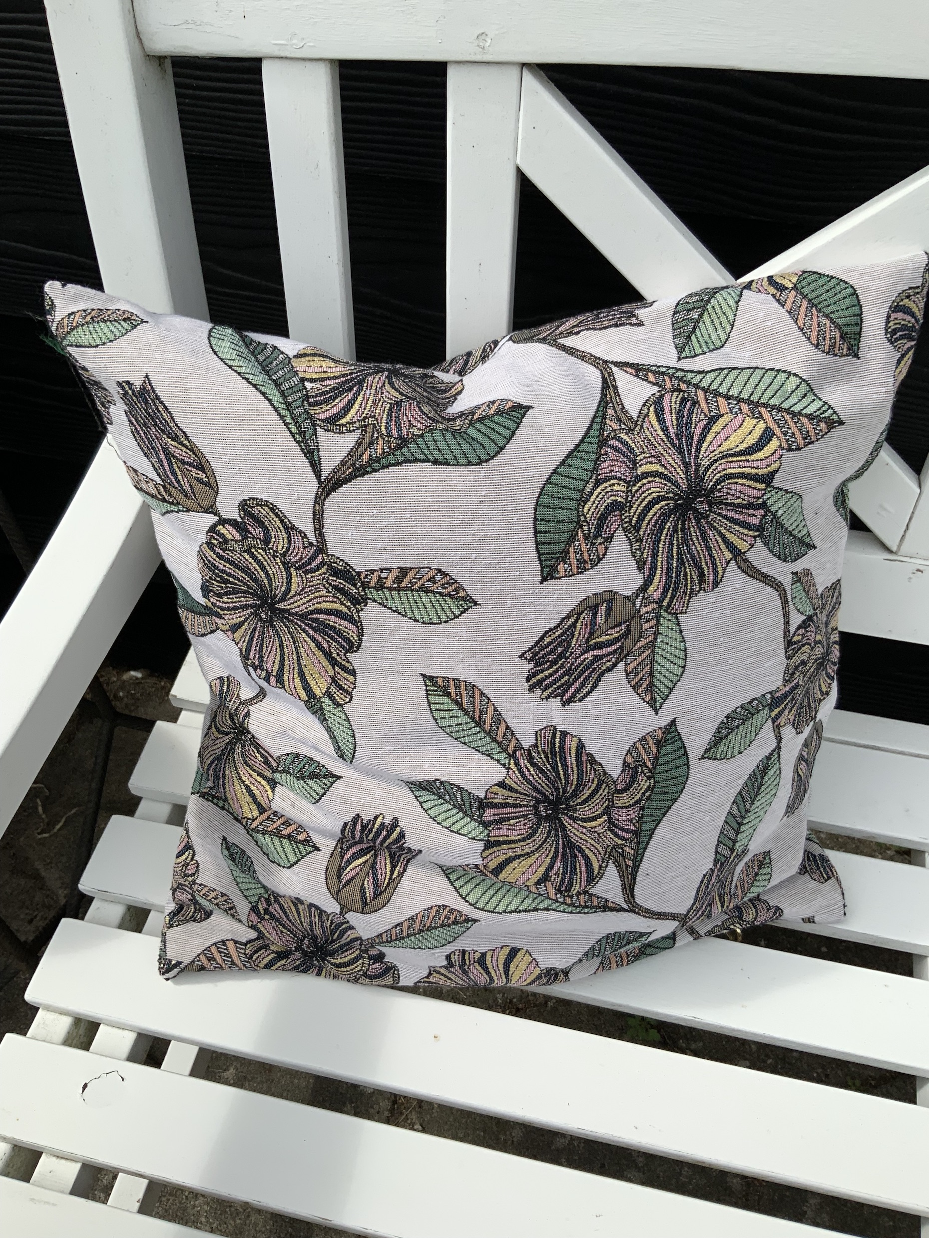 Bolig Tilbehør Puder Stof Blomster 4