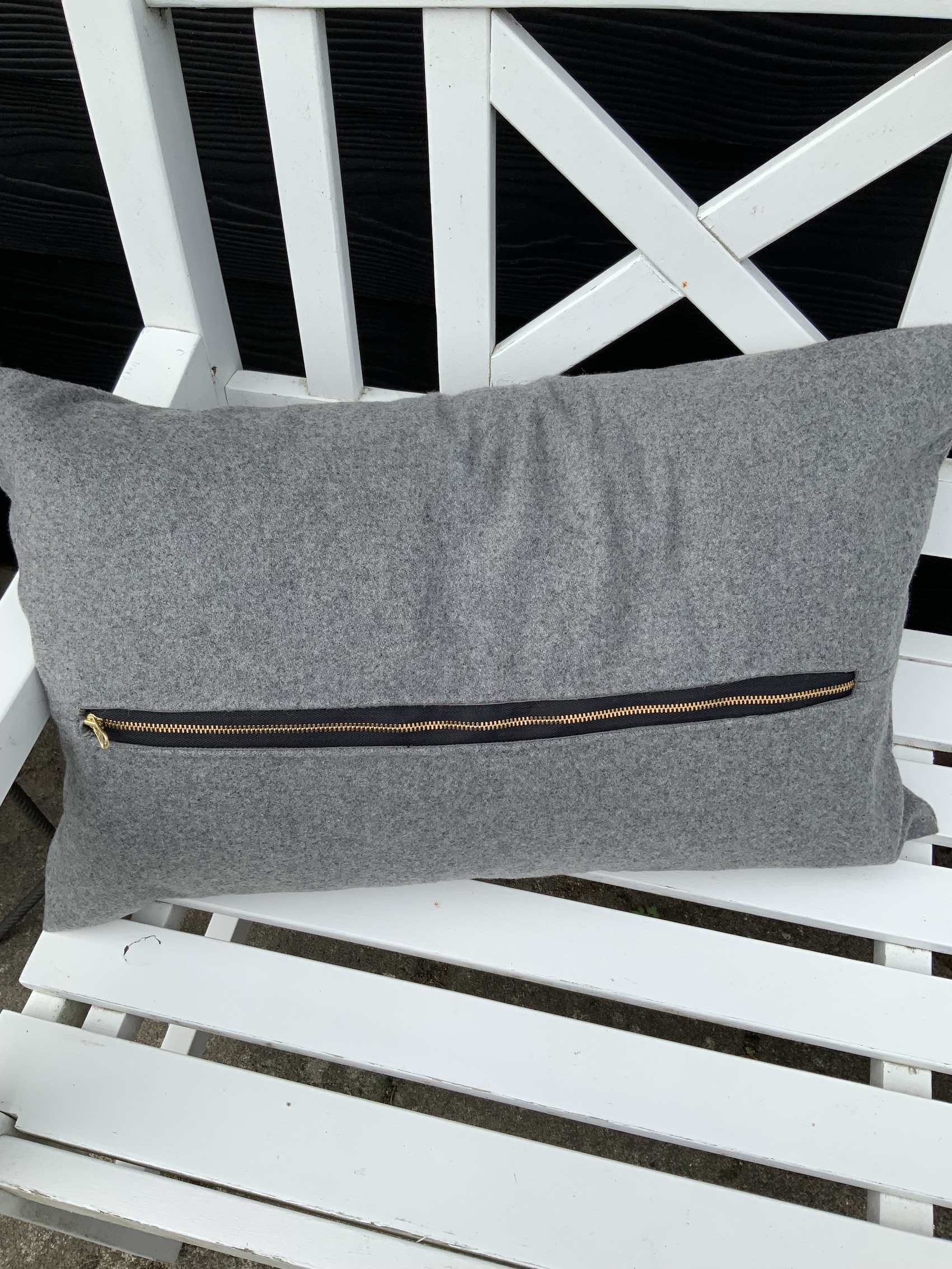 Bolig Tilbehør Puder Grå Uld 2